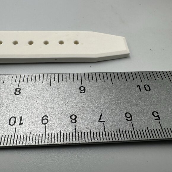 Tommy Hilfiger Watch Men White Dual Time Dial Silicone Band New Battery 10 Inch - Picture 11 of 12